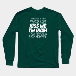 Kiss Me I'm Irish Long Sleeve T-Shirt